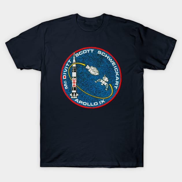 Apollo 9 Vintage Insignia T-Shirt by Distant War